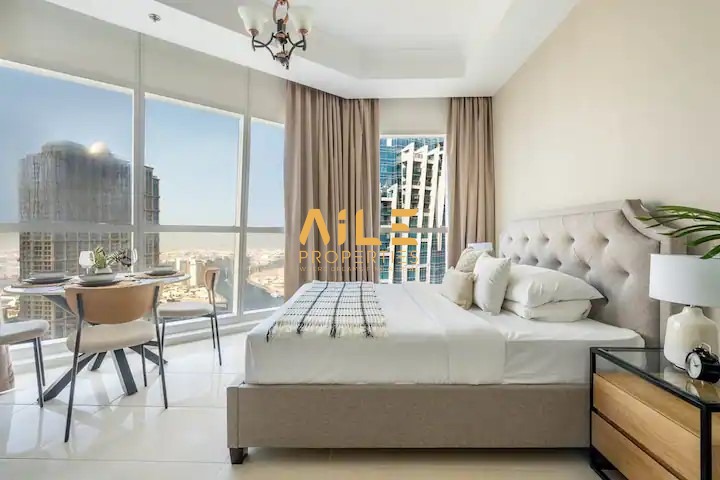 Stylish Studio for Rent | High Floor | The Court Tower, Business Bay 