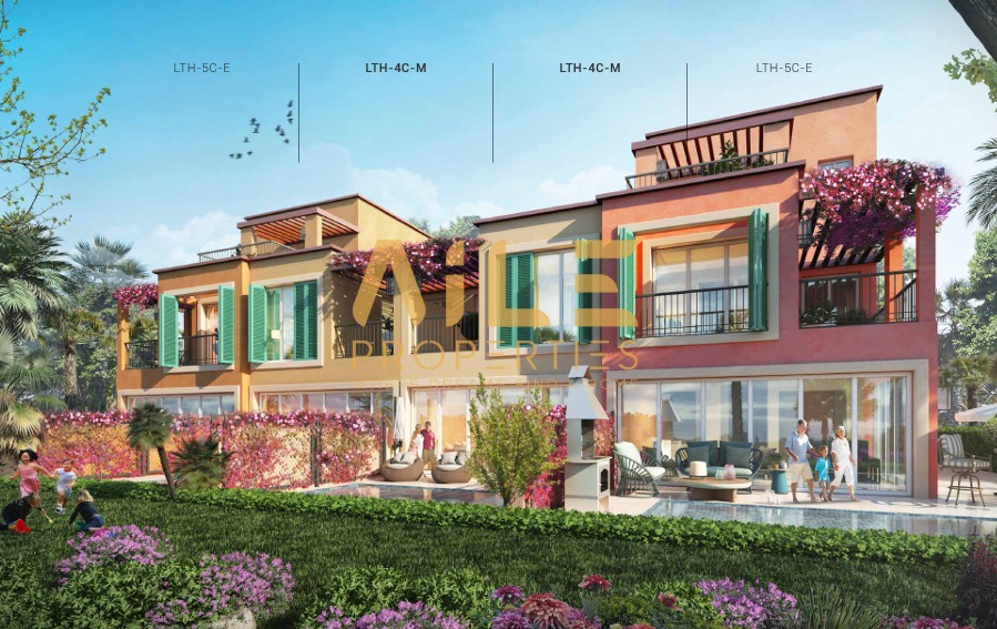 4-Bedroom townhouse | Damac Lagoons | Nice Cluster